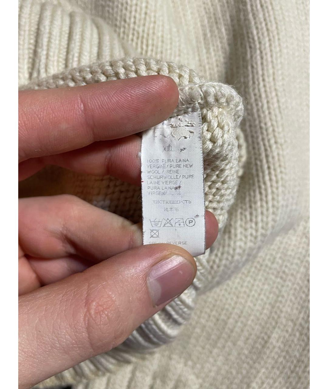 PAUL & SHARK Бежевый шерстяной джемпер / свитер, фото 5