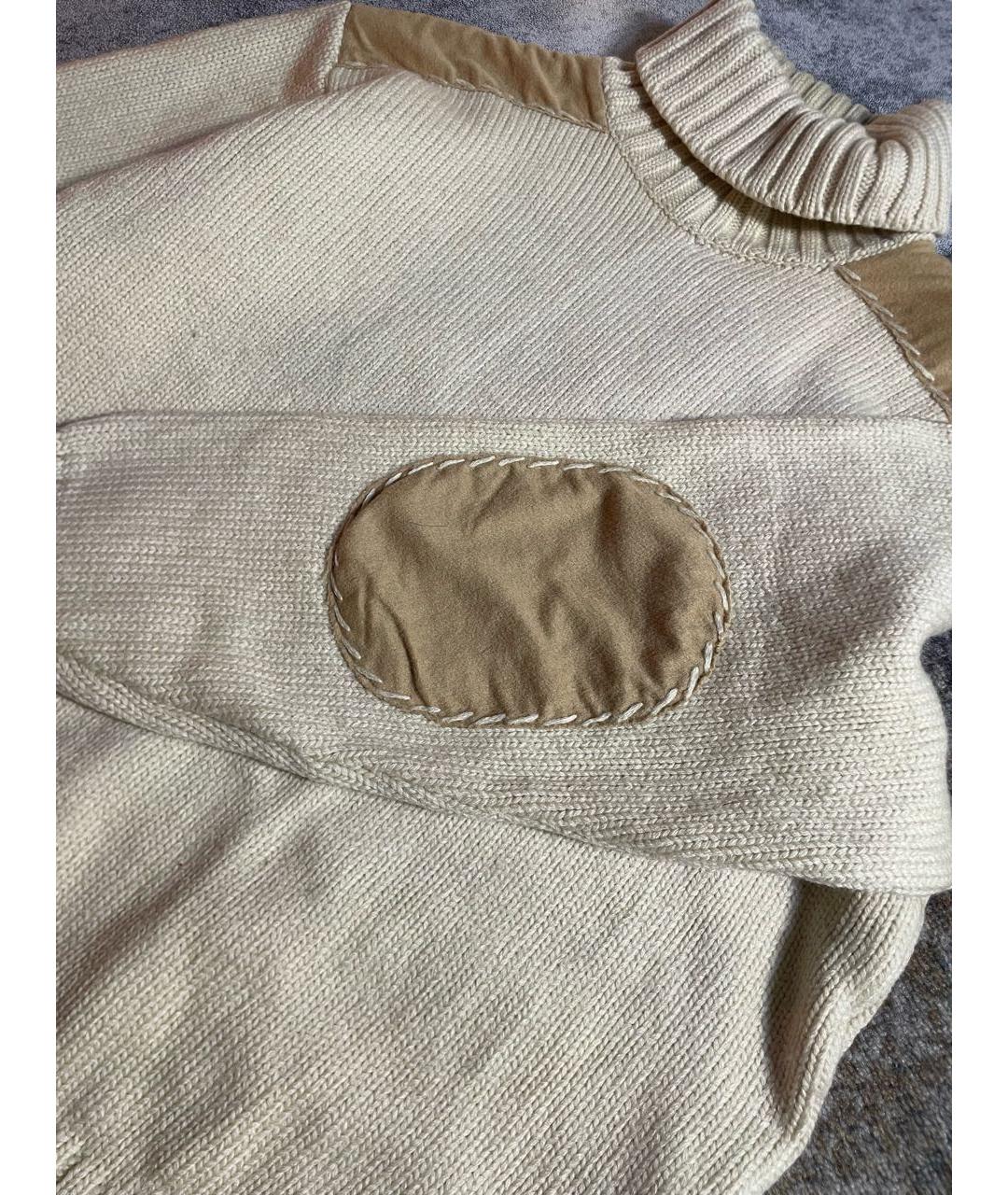 PAUL & SHARK Бежевый шерстяной джемпер / свитер, фото 3