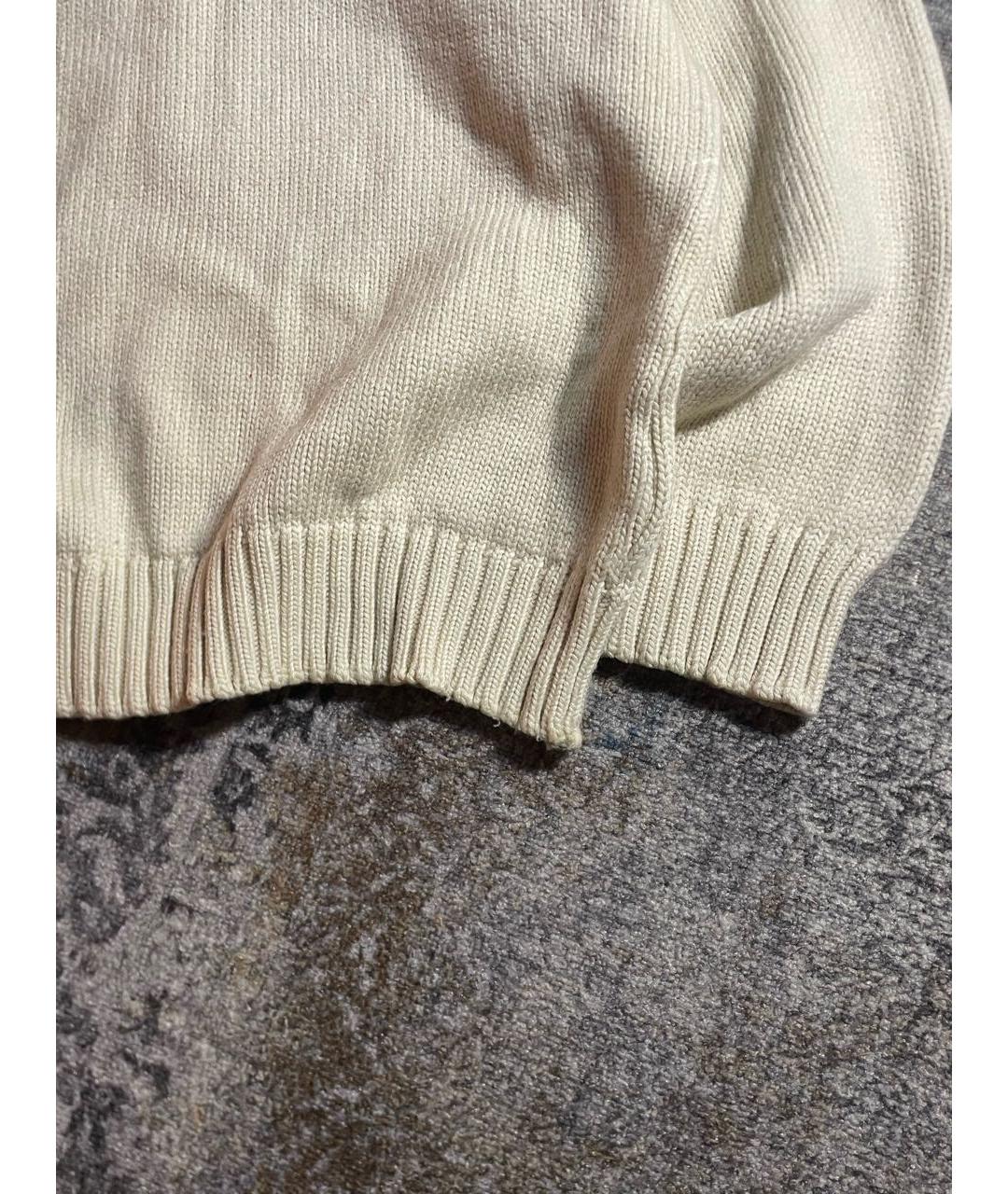 PAUL & SHARK Бежевый шерстяной джемпер / свитер, фото 4