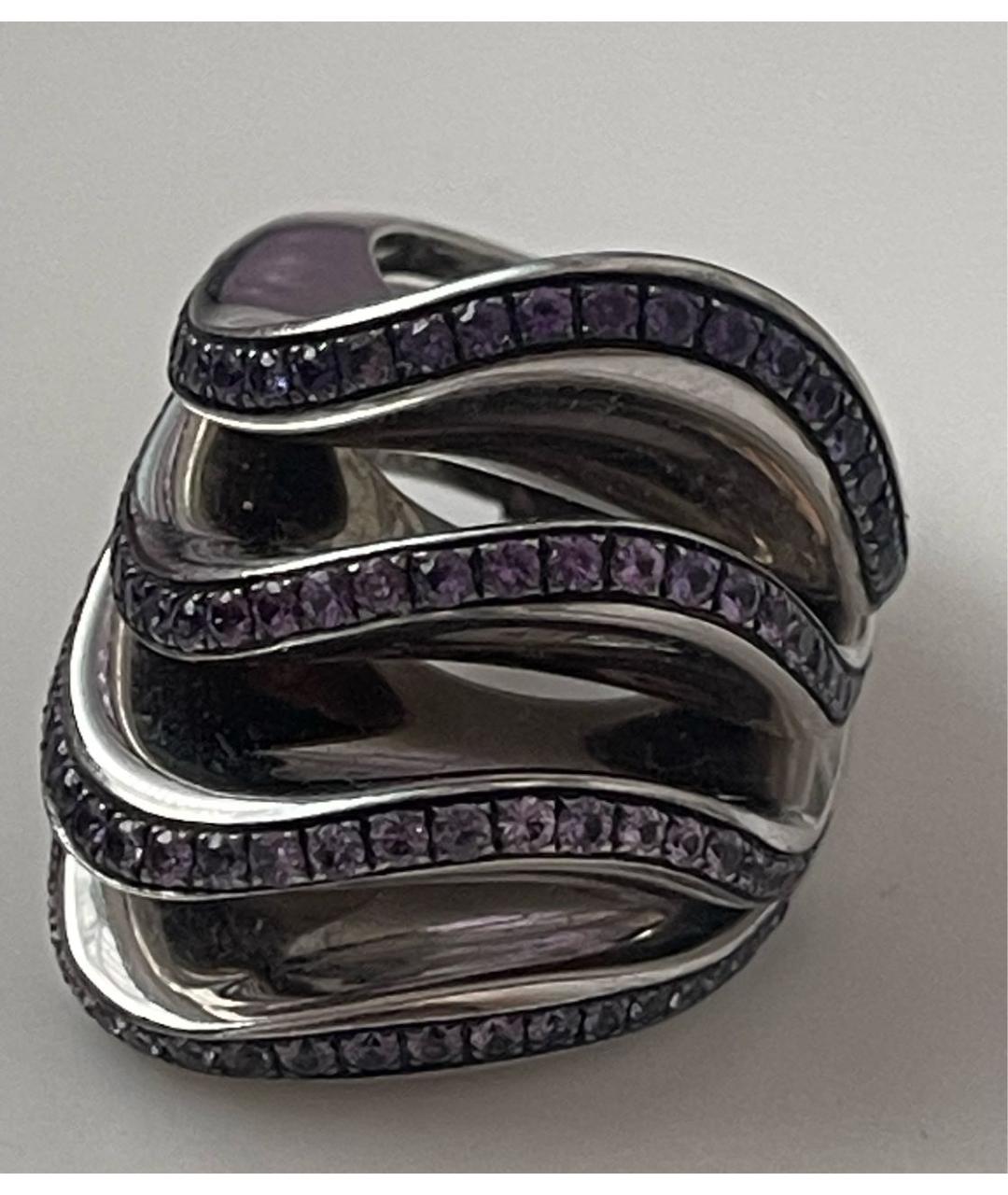 DE GRISOGONO Фиолетовое кольцо из белого золота, фото 5