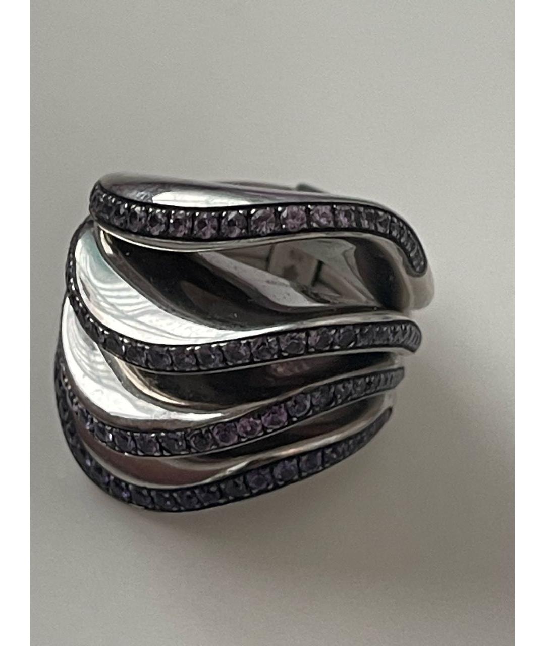 DE GRISOGONO Фиолетовое кольцо из белого золота, фото 3