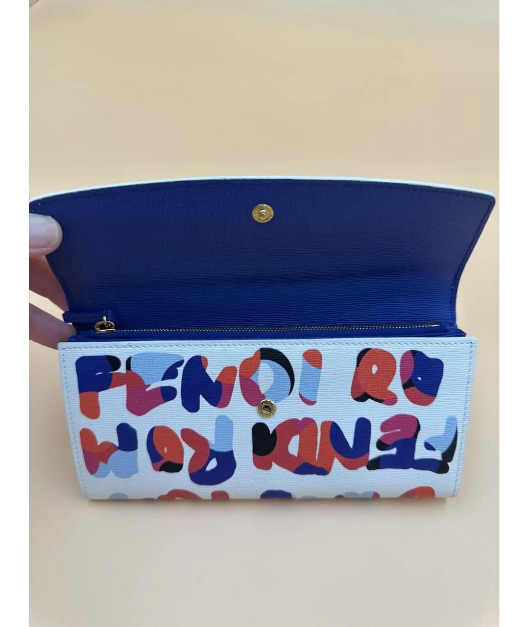 FENDI Мульти кожаный кошелек, фото 6