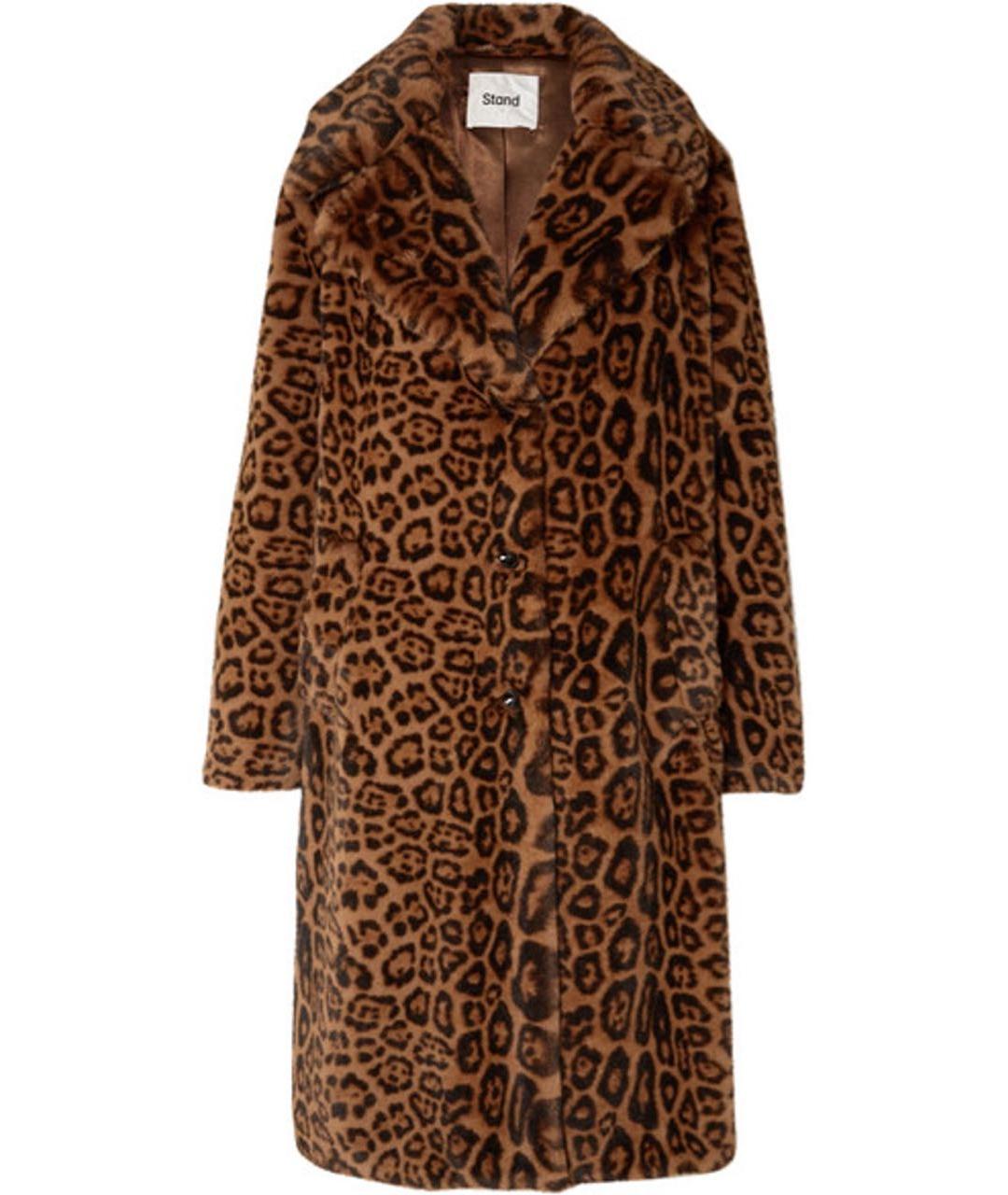 STAND STUDIO Коричневая меховая шуба, фото 6