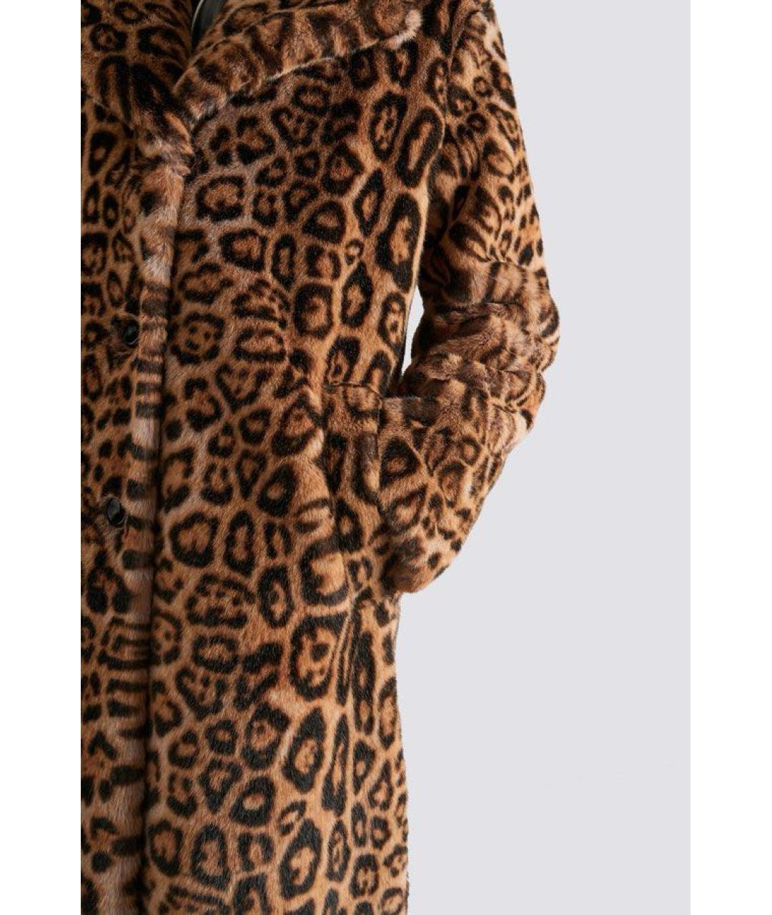 STAND STUDIO Коричневая меховая шуба, фото 4