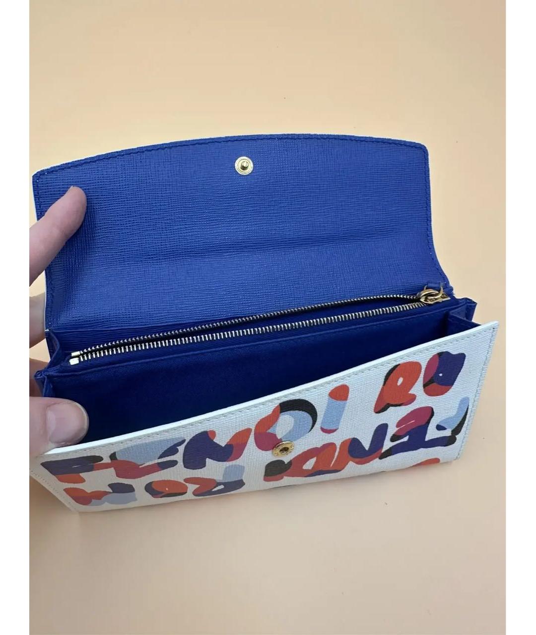 FENDI Мульти кожаный кошелек, фото 8