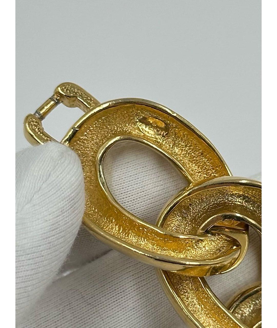 GIVENCHY Золотой металлический браслет, фото 7