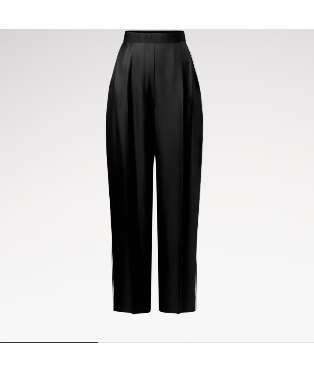 LOUIS VUITTON Черные брюки широкие, фото 1