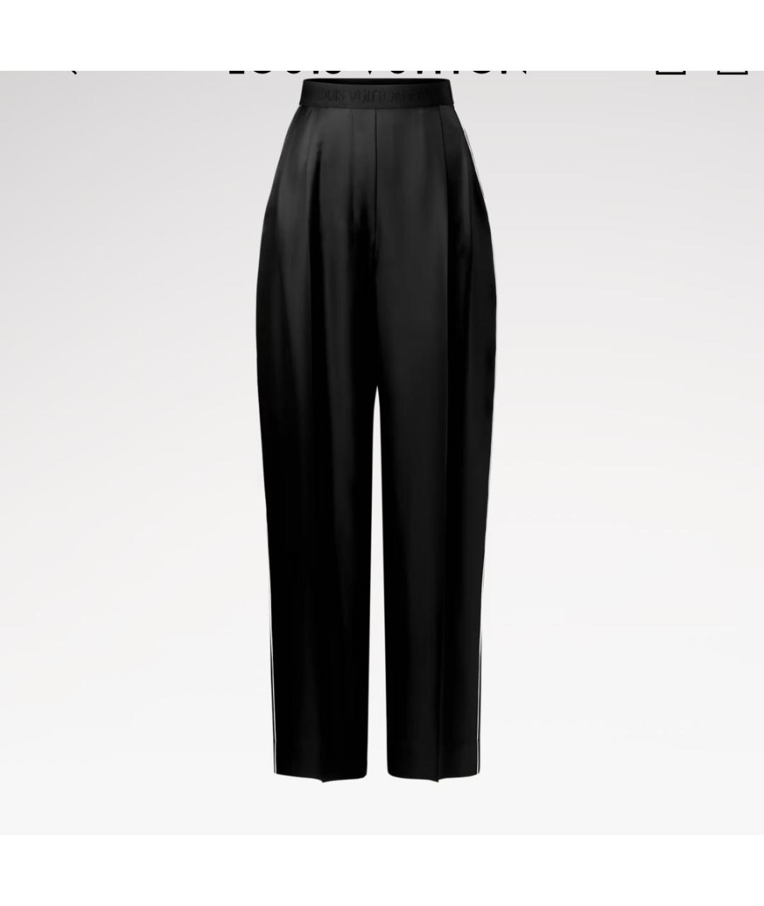 LOUIS VUITTON Черные брюки широкие, фото 2