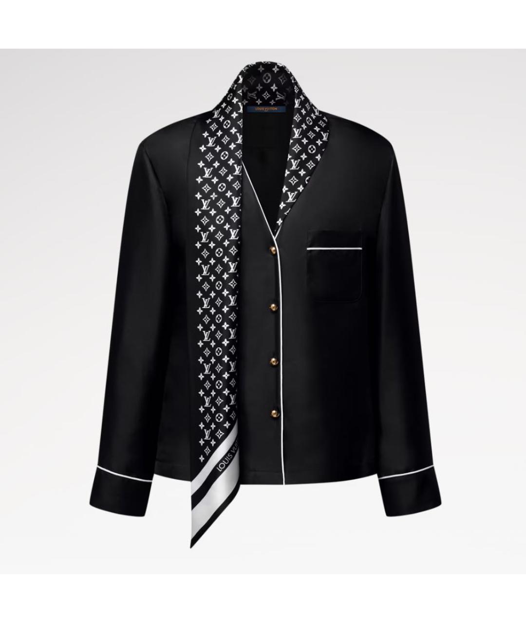 LOUIS VUITTON Черная блузы, фото 2