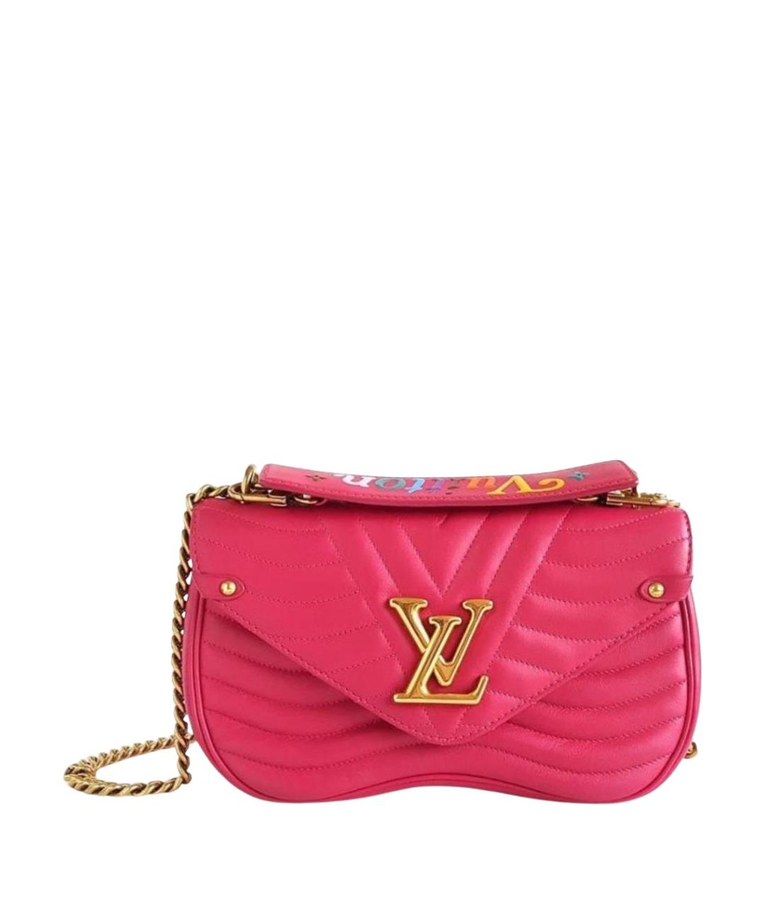 LOUIS VUITTON Розовая кожаная сумка через плечо, фото 1