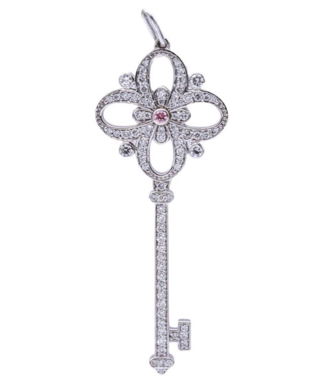 TIFFANY&CO Серебрянный платиновый кулон, фото 5