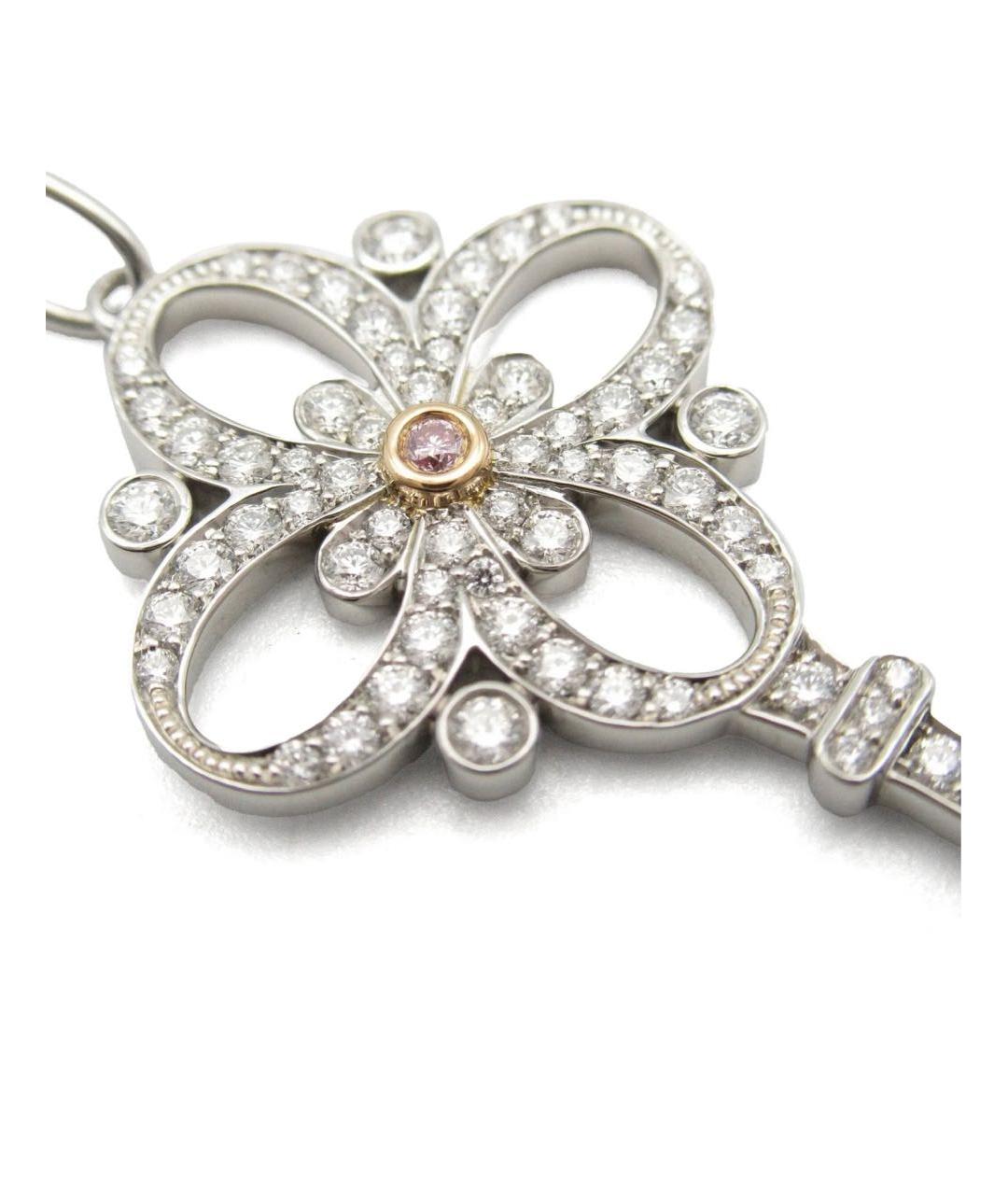 TIFFANY&CO Серебрянный платиновый кулон, фото 3