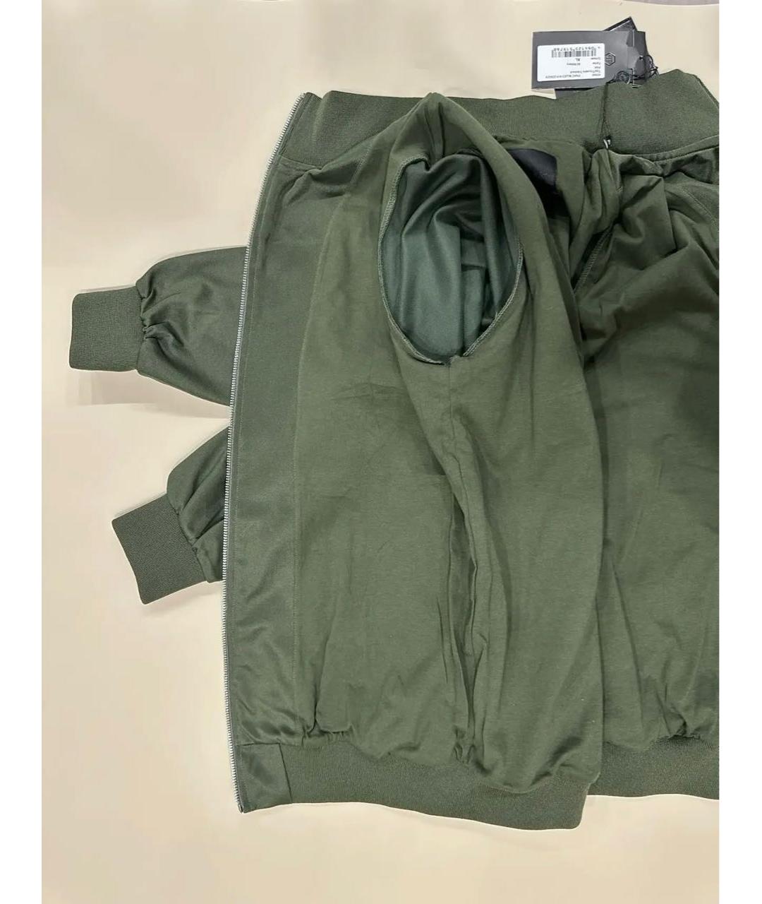 PHILIPP PLEIN Хаки полиэстеровый спортивный костюм, фото 8