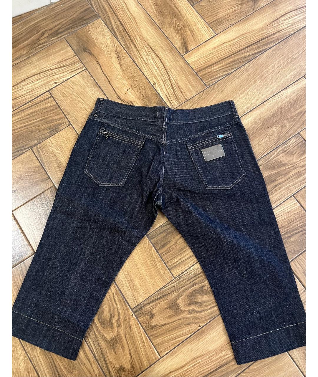 DOLCE&GABBANA Черные деним шорты, фото 2