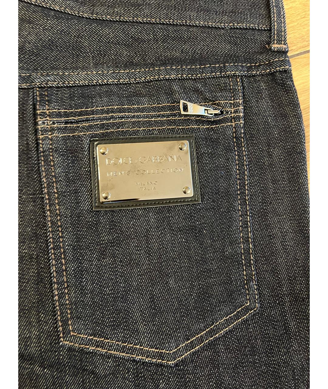 DOLCE&GABBANA Черные деним шорты, фото 3