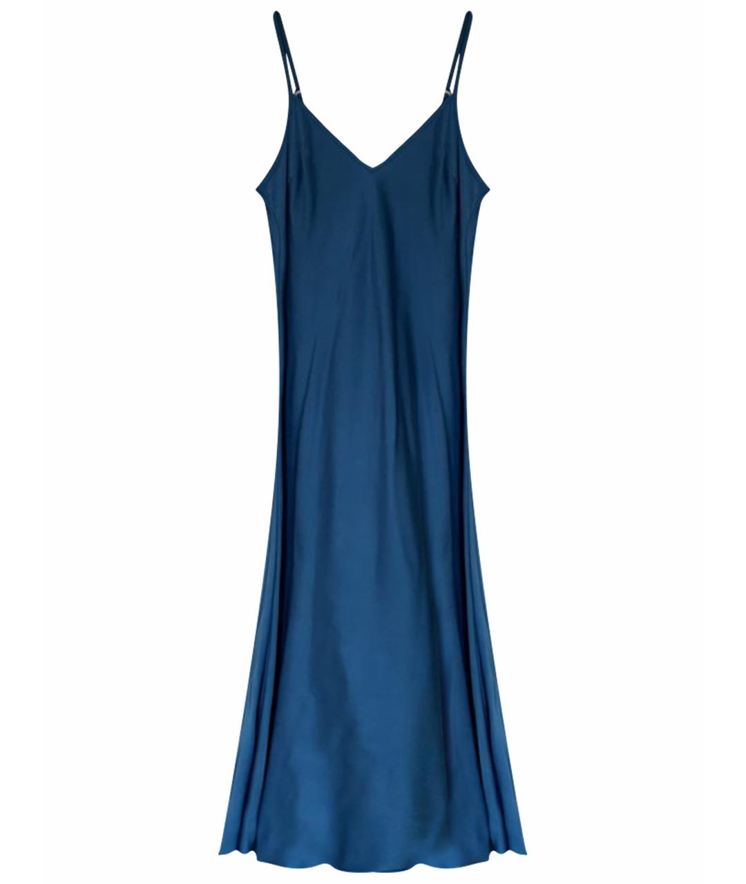 ROTATE Голубое вискозное повседневное платье, фото 1