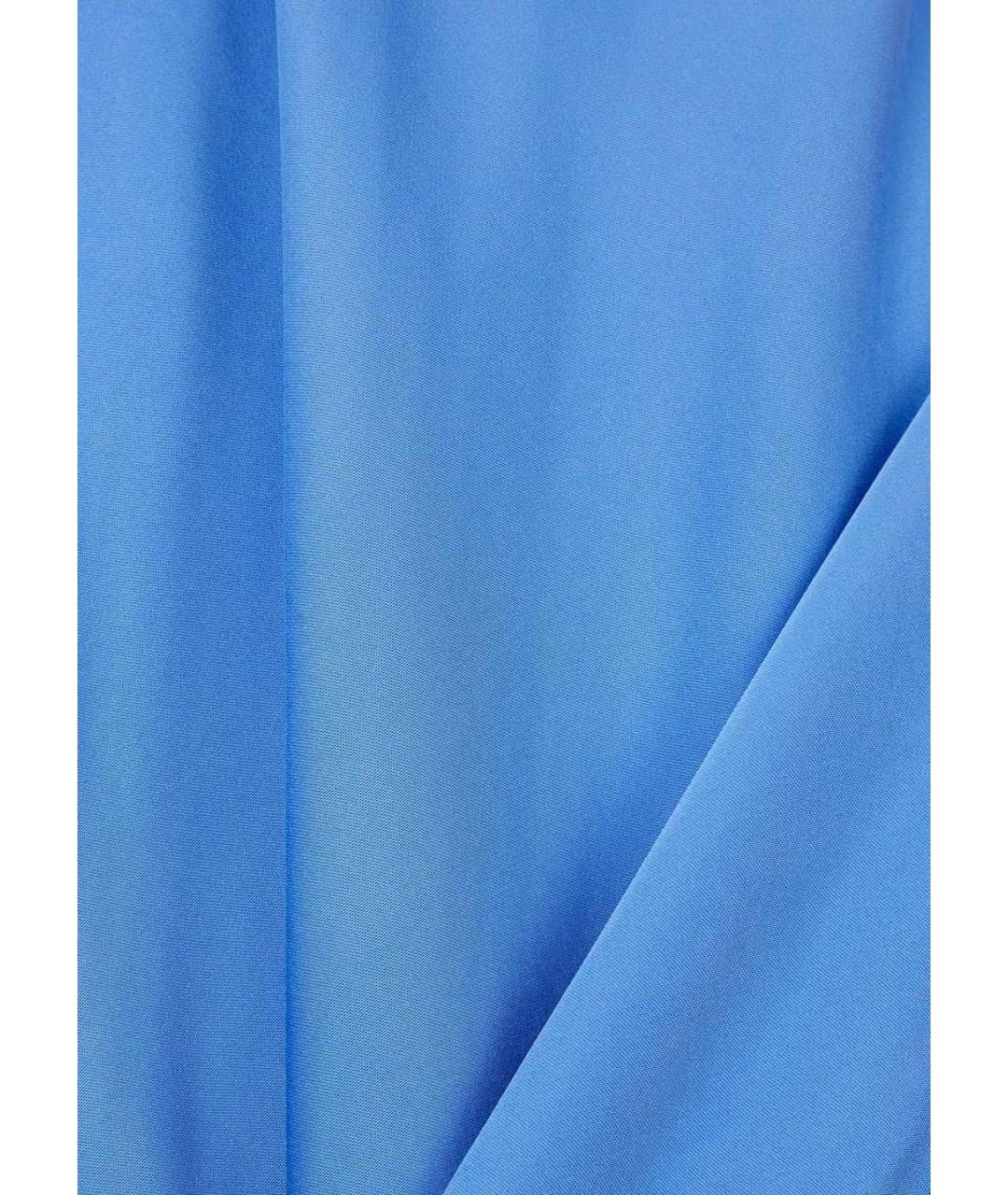 ROTATE Голубое вискозное повседневное платье, фото 8