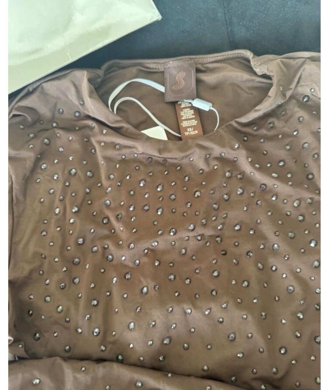 SKIMS Коричневое боди, фото 3