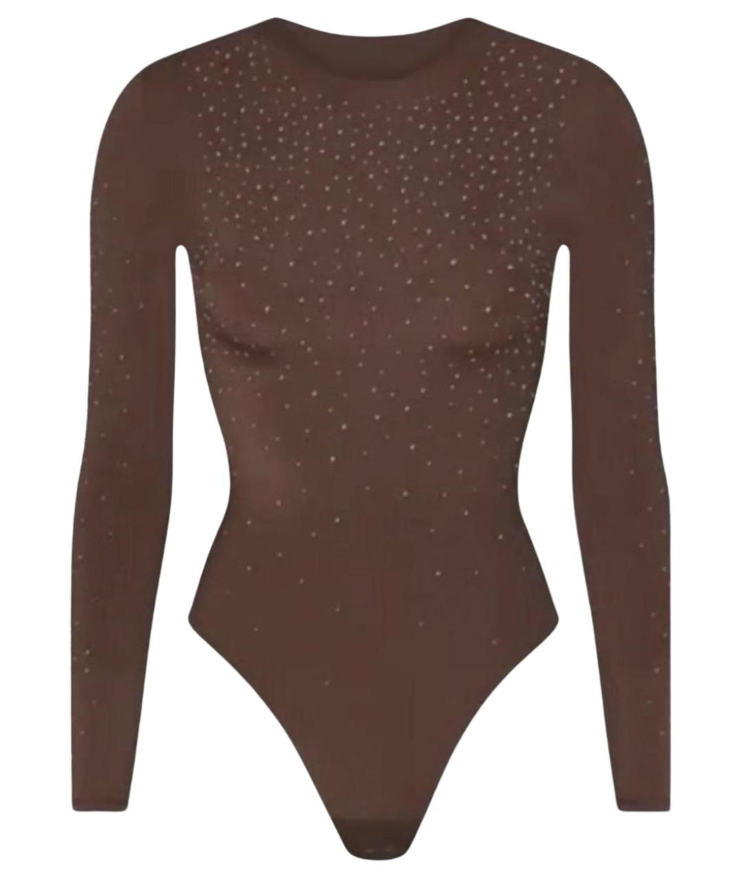 SKIMS Коричневое боди, фото 1