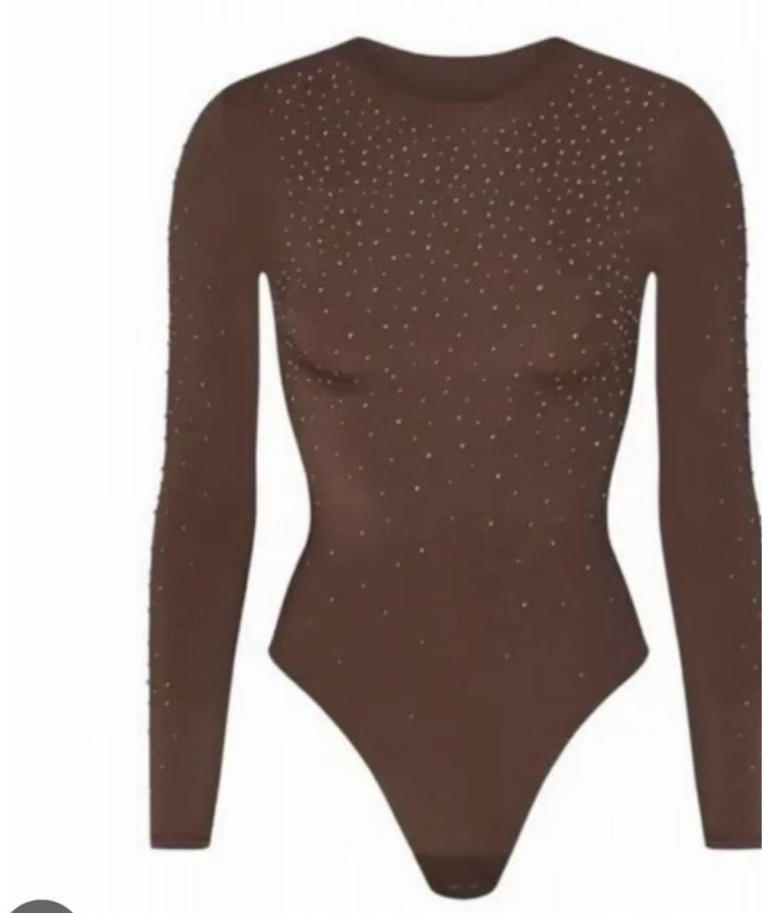 SKIMS Коричневое боди, фото 5