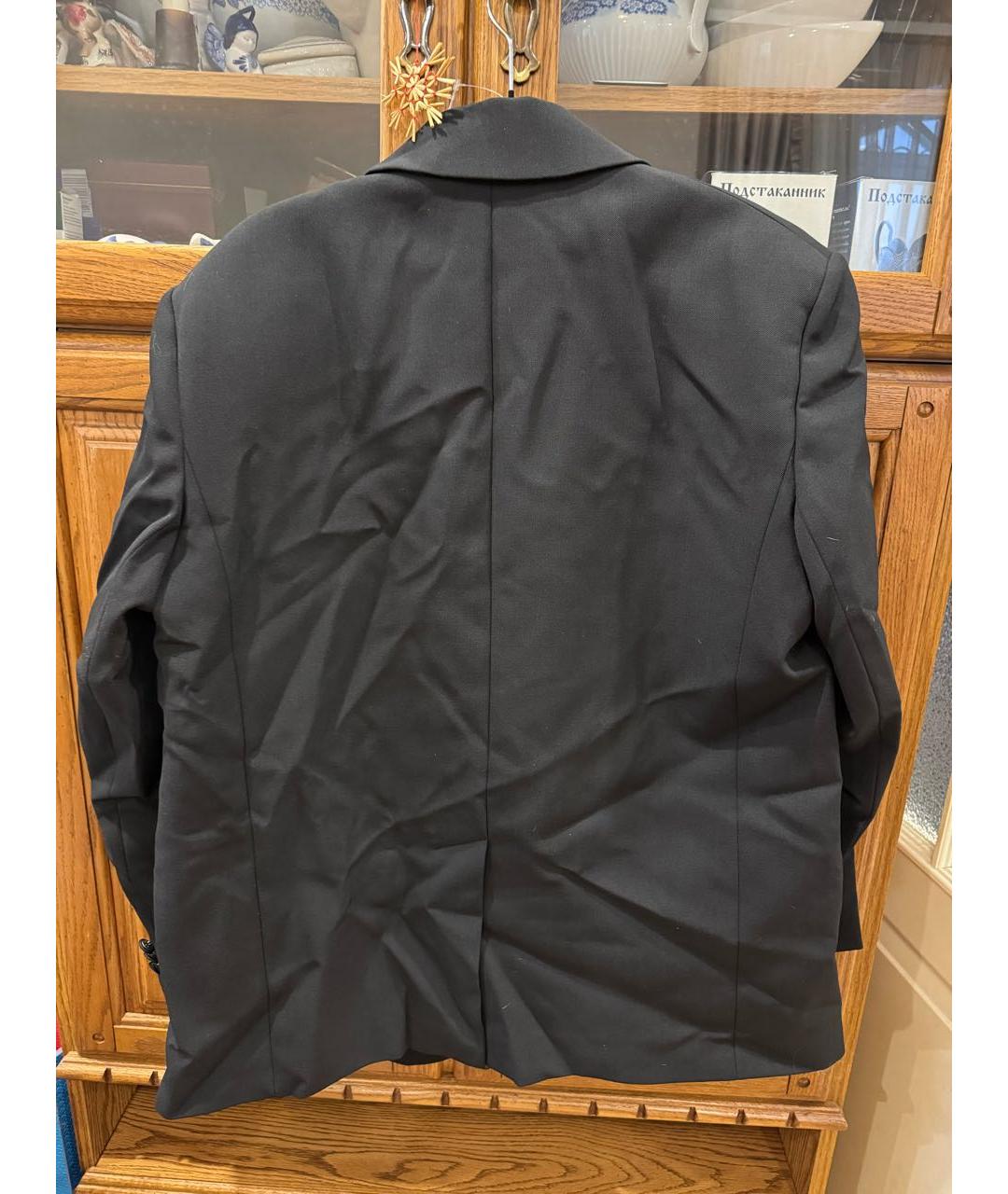 WEEKEND MAX MARA Черный шерстяной жакет/пиджак, фото 2