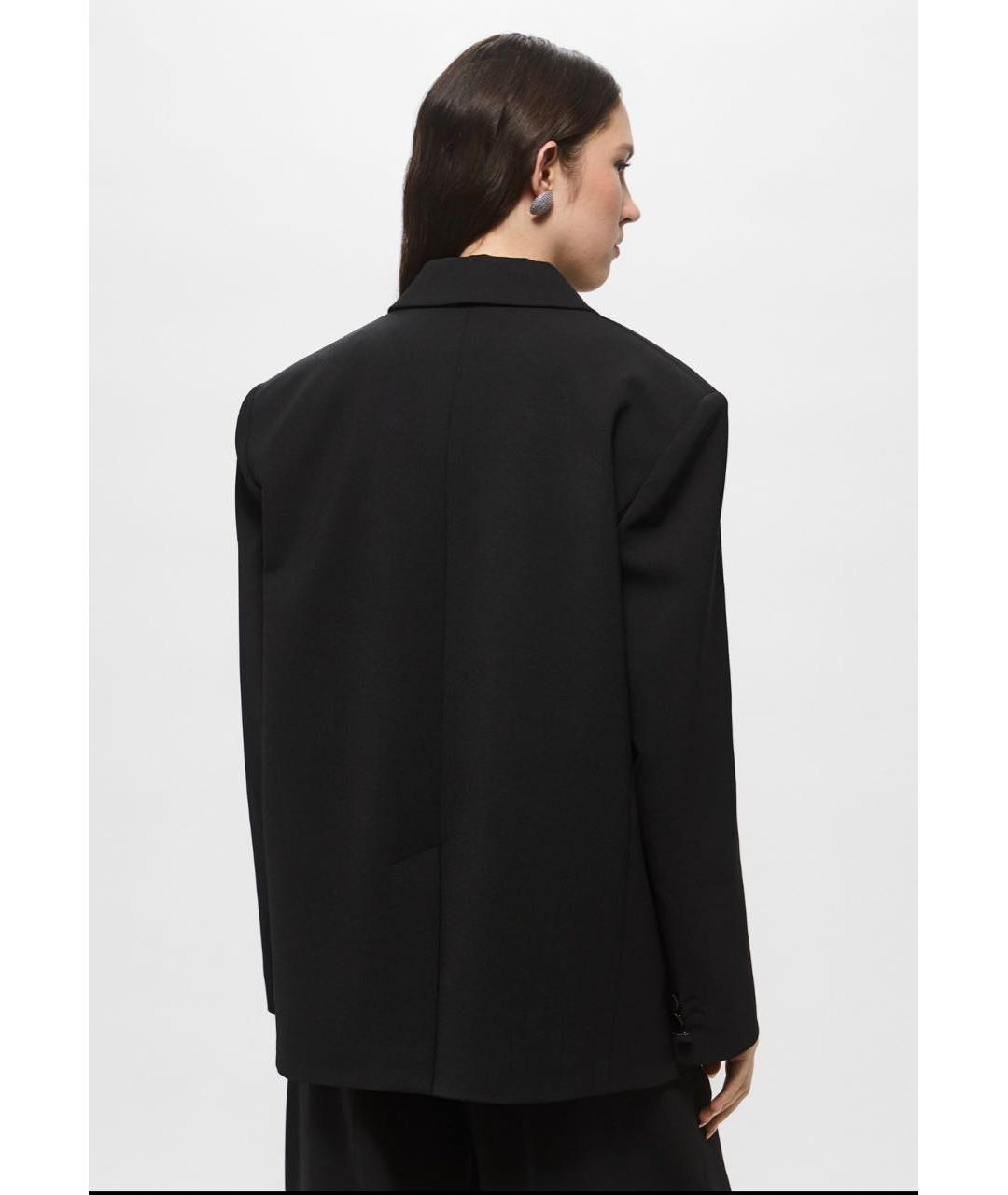WEEKEND MAX MARA Черный шерстяной жакет/пиджак, фото 7