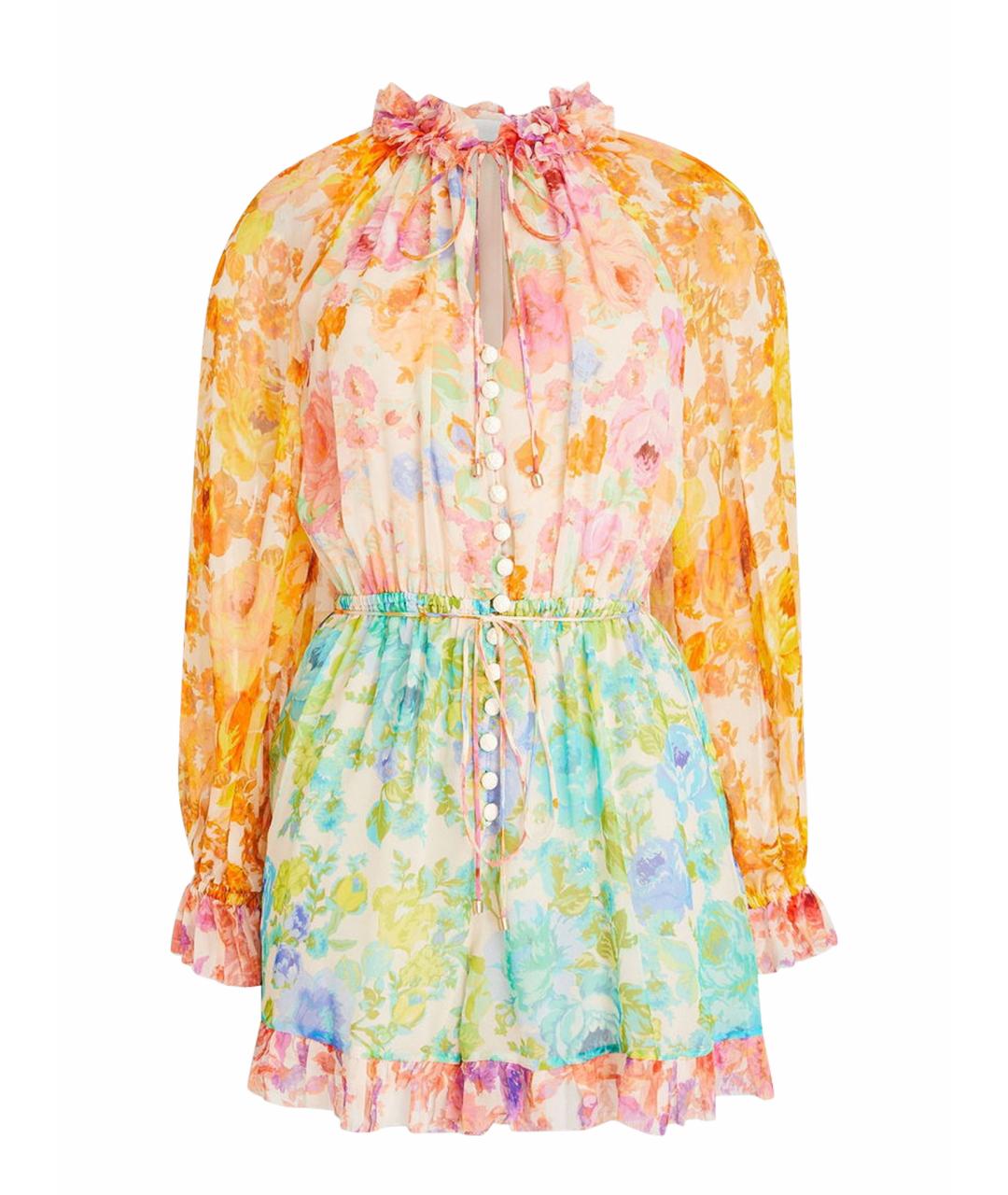 ZIMMERMANN Мульти шелковый комбинезон, фото 1