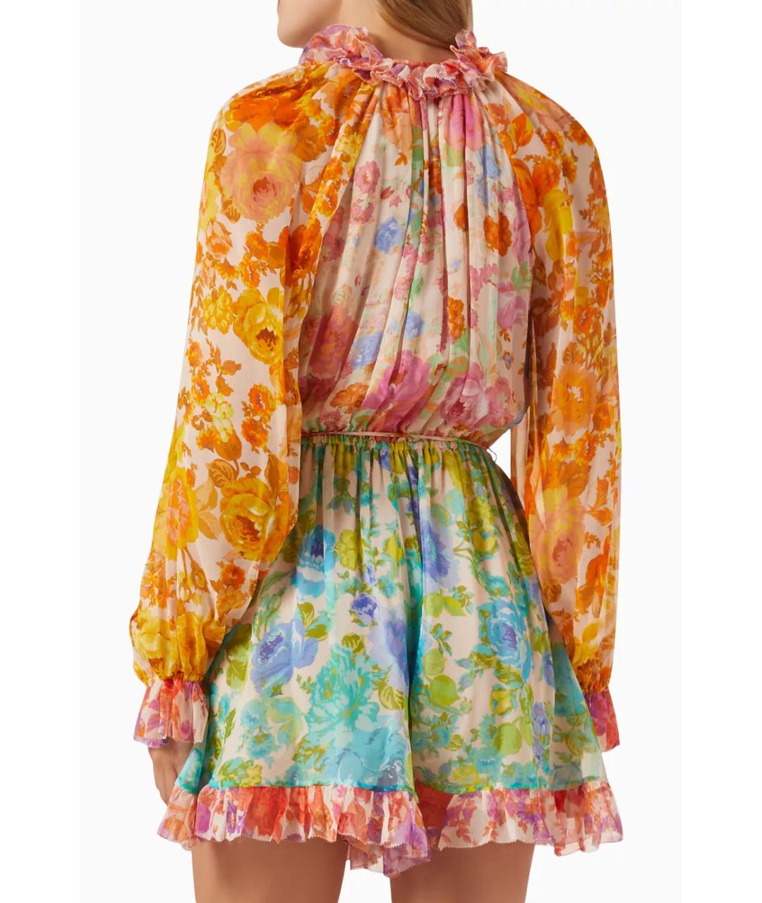 ZIMMERMANN Мульти шелковый комбинезон, фото 4