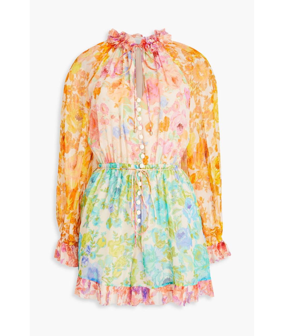 ZIMMERMANN Мульти шелковый комбинезон, фото 10