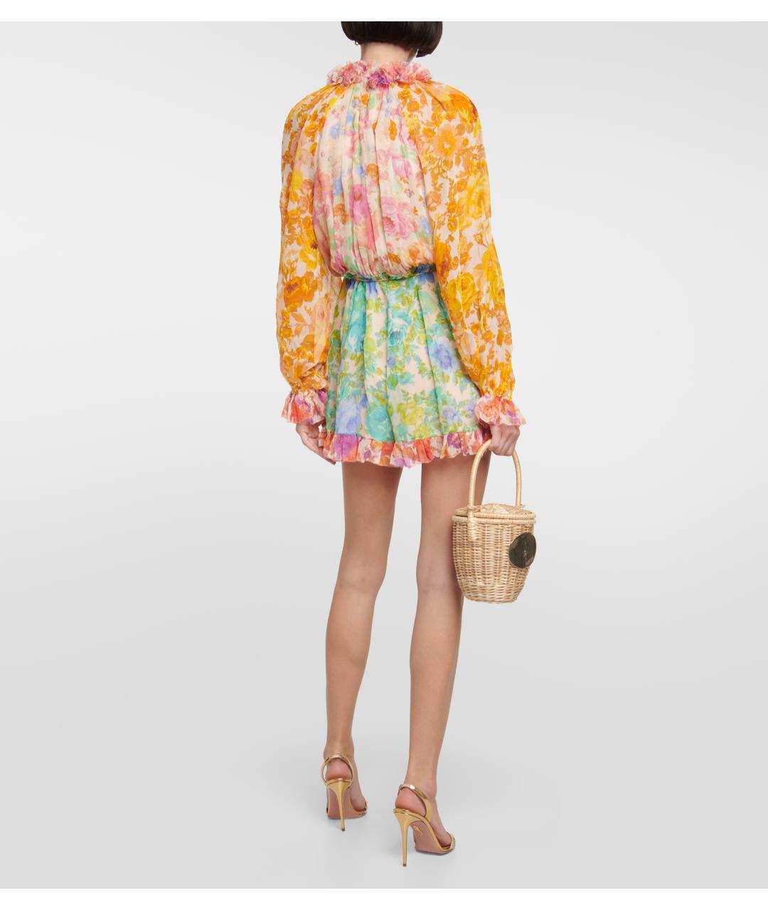 ZIMMERMANN Мульти шелковый комбинезон, фото 9