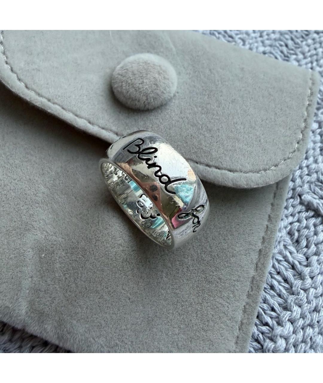 GUCCI Серебряное серебряное кольцо, фото 4