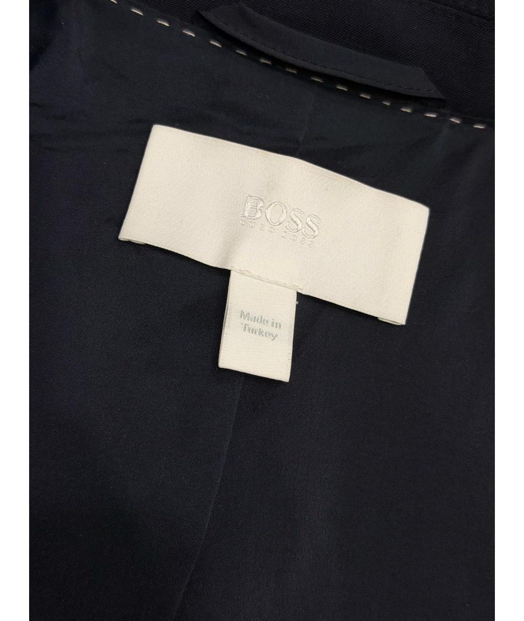 HUGO BOSS Темно-синий шерстяной жакет/пиджак, фото 2