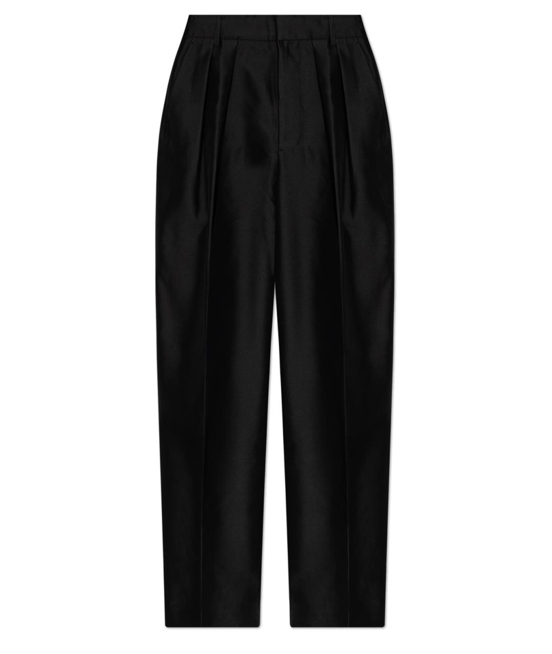 ZIMMERMANN Черные шелковые прямые брюки, фото 5