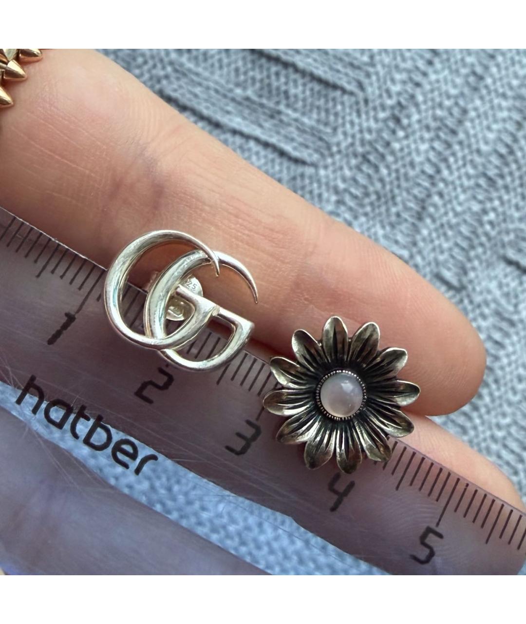 GUCCI Серебряные серебряные серьги, фото 6