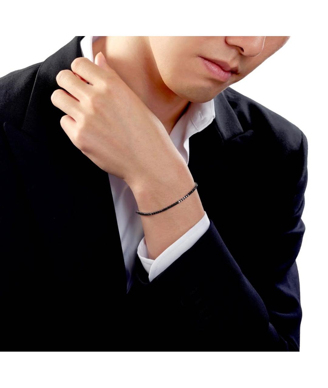 DAMIANI Черный браслет из белого золота, фото 2