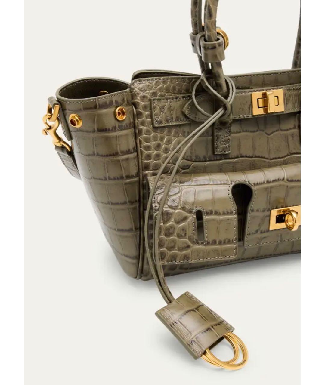 BALENCIAGA Кожаная сумка тоут, фото 5