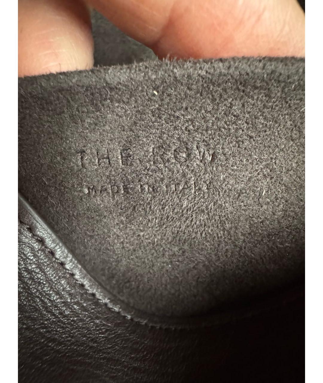 THE ROW Коричневая кожаная сумка с короткими ручками, фото 6