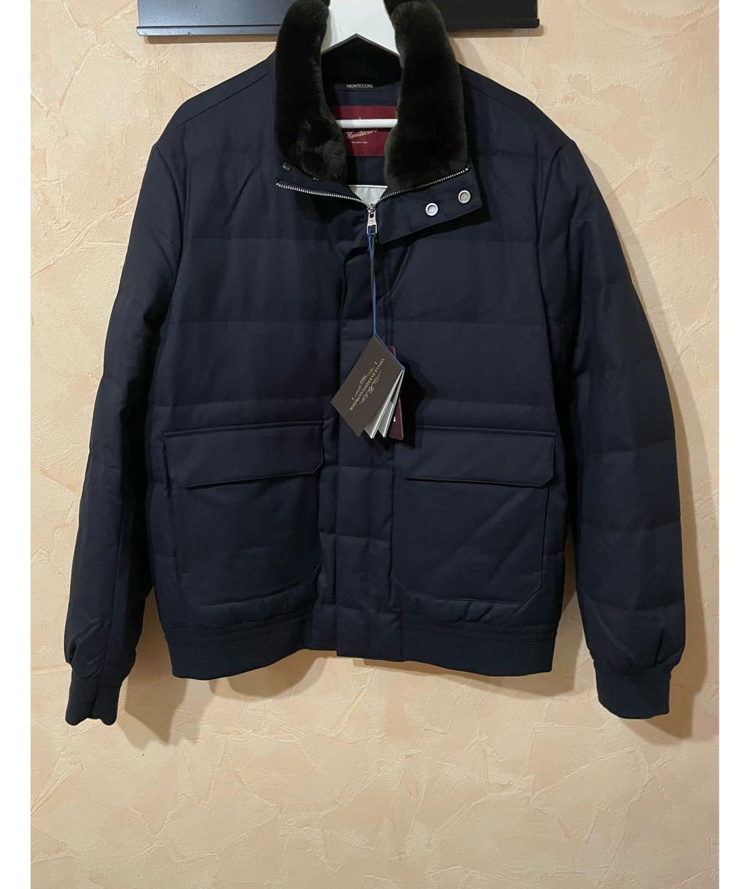 MONTECORE Темно-синяя шерстяная куртка, фото 9