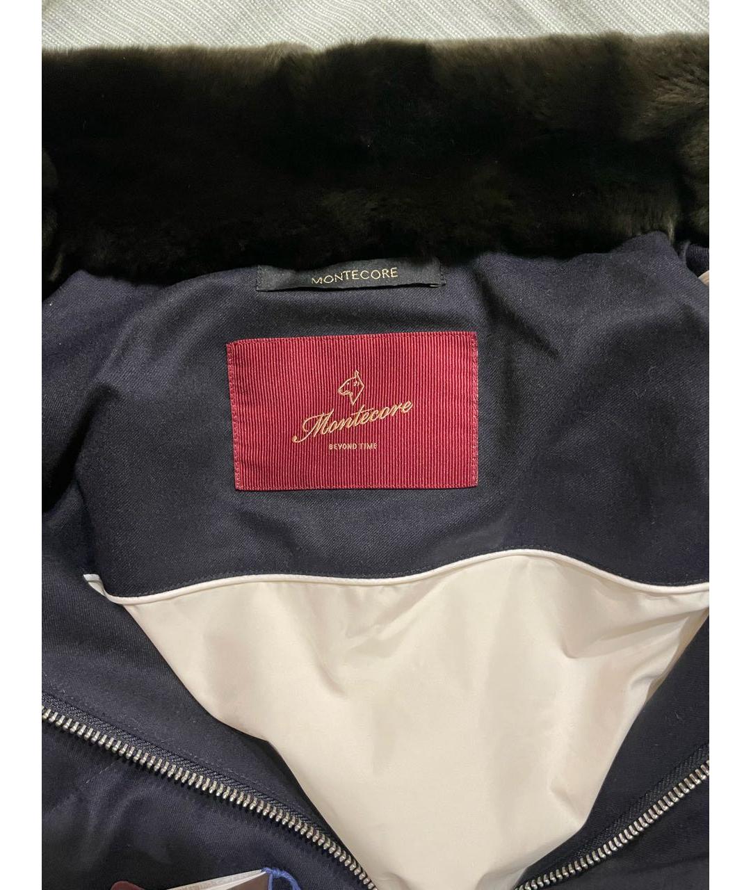 MONTECORE Темно-синяя шерстяная куртка, фото 3
