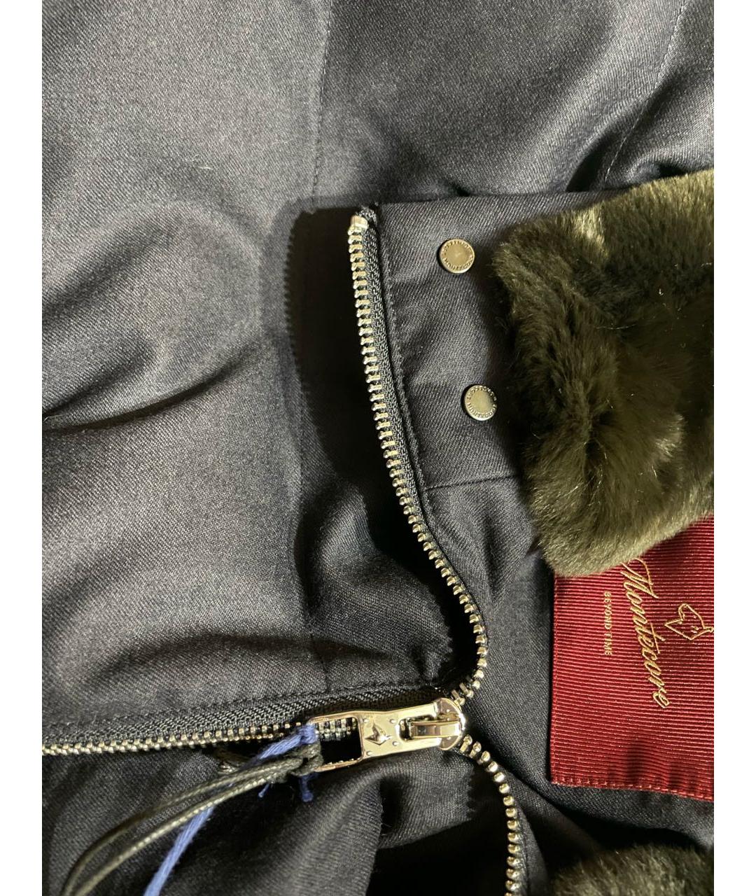 MONTECORE Темно-синяя шерстяная куртка, фото 4