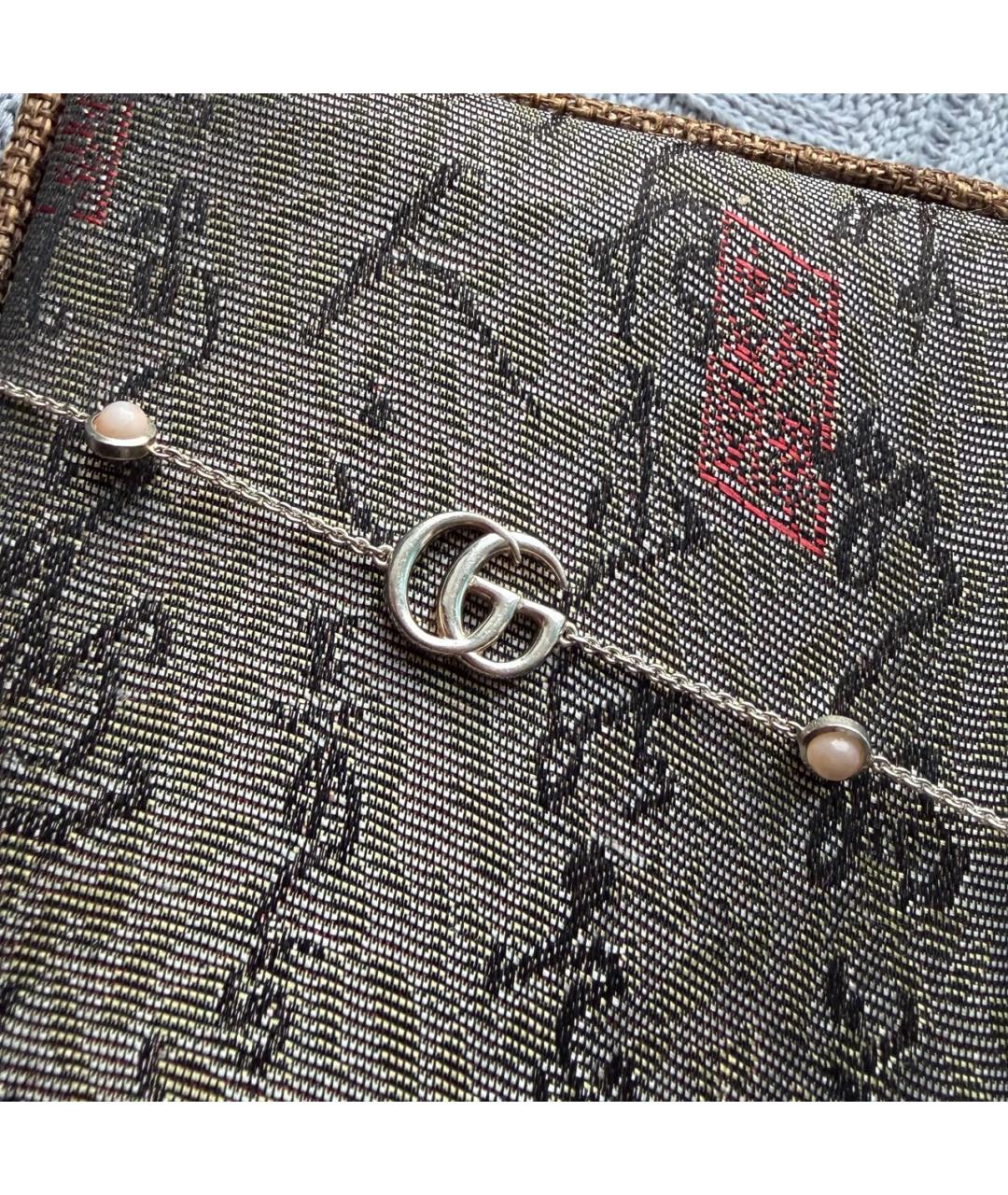 GUCCI Серебрянный серебряный браслет, фото 5