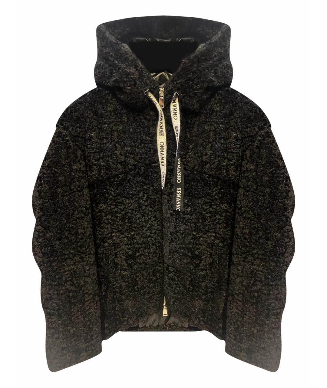 ERMANNO SCERVINO Черный полиэстеровый пуховик, фото 1