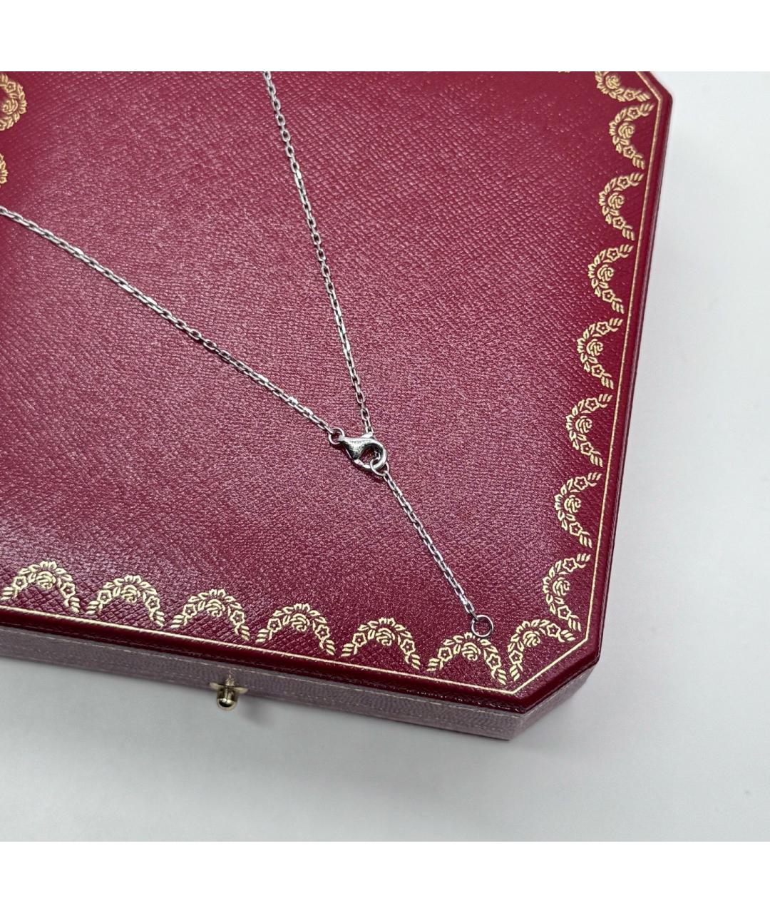 CARTIER Серебряное колье из белого золота, фото 7