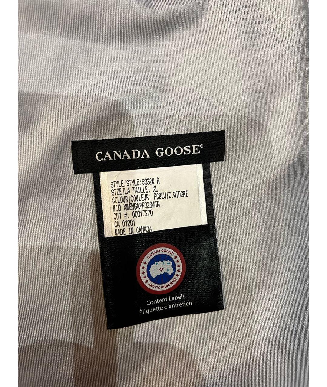 CANADA GOOSE Синяя куртка, фото 7