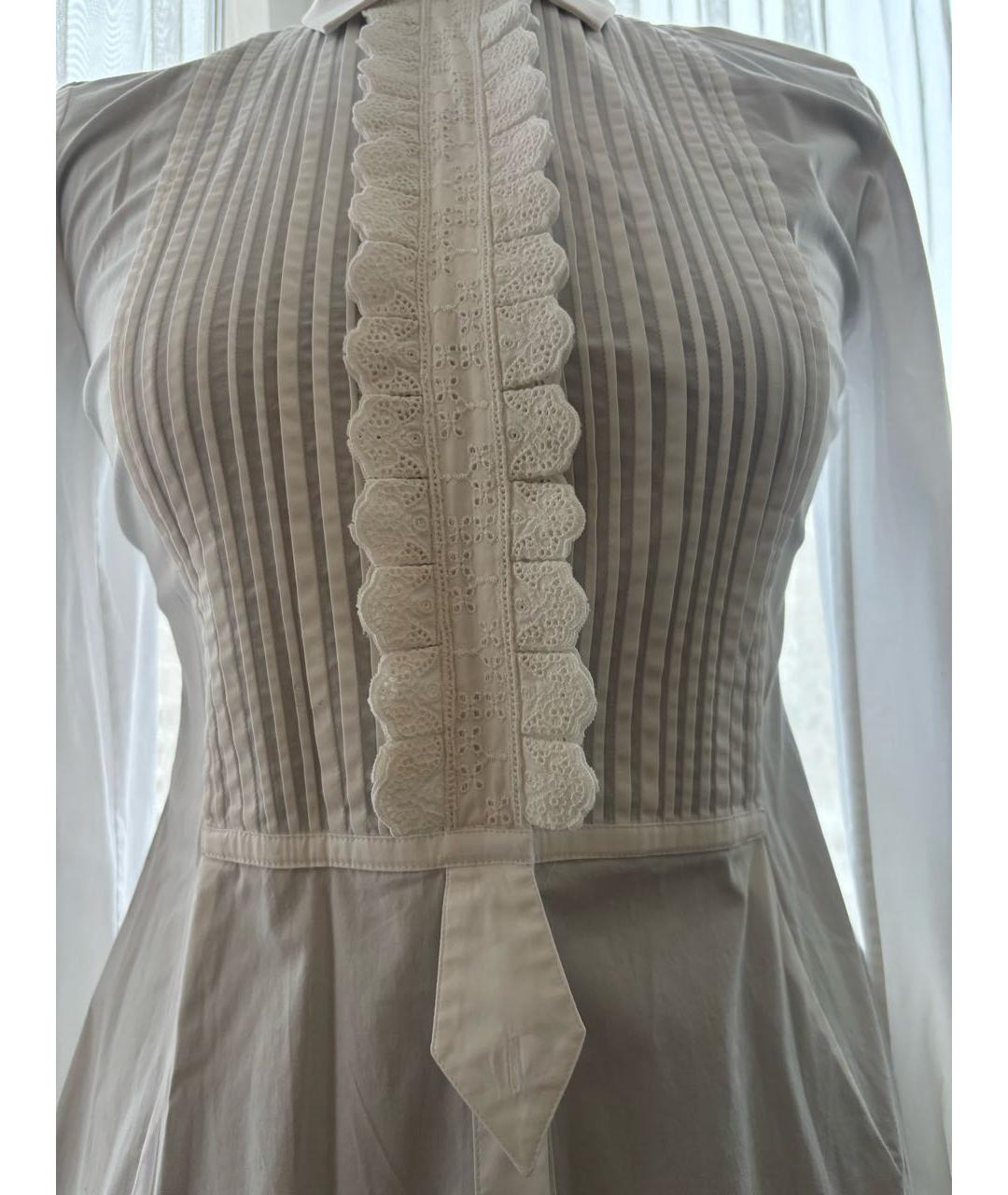 DOLCE&GABBANA Белая хлопковая рубашка, фото 2