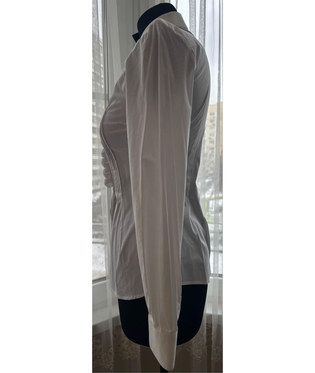 DOLCE&GABBANA Белая хлопковая рубашка, фото 3