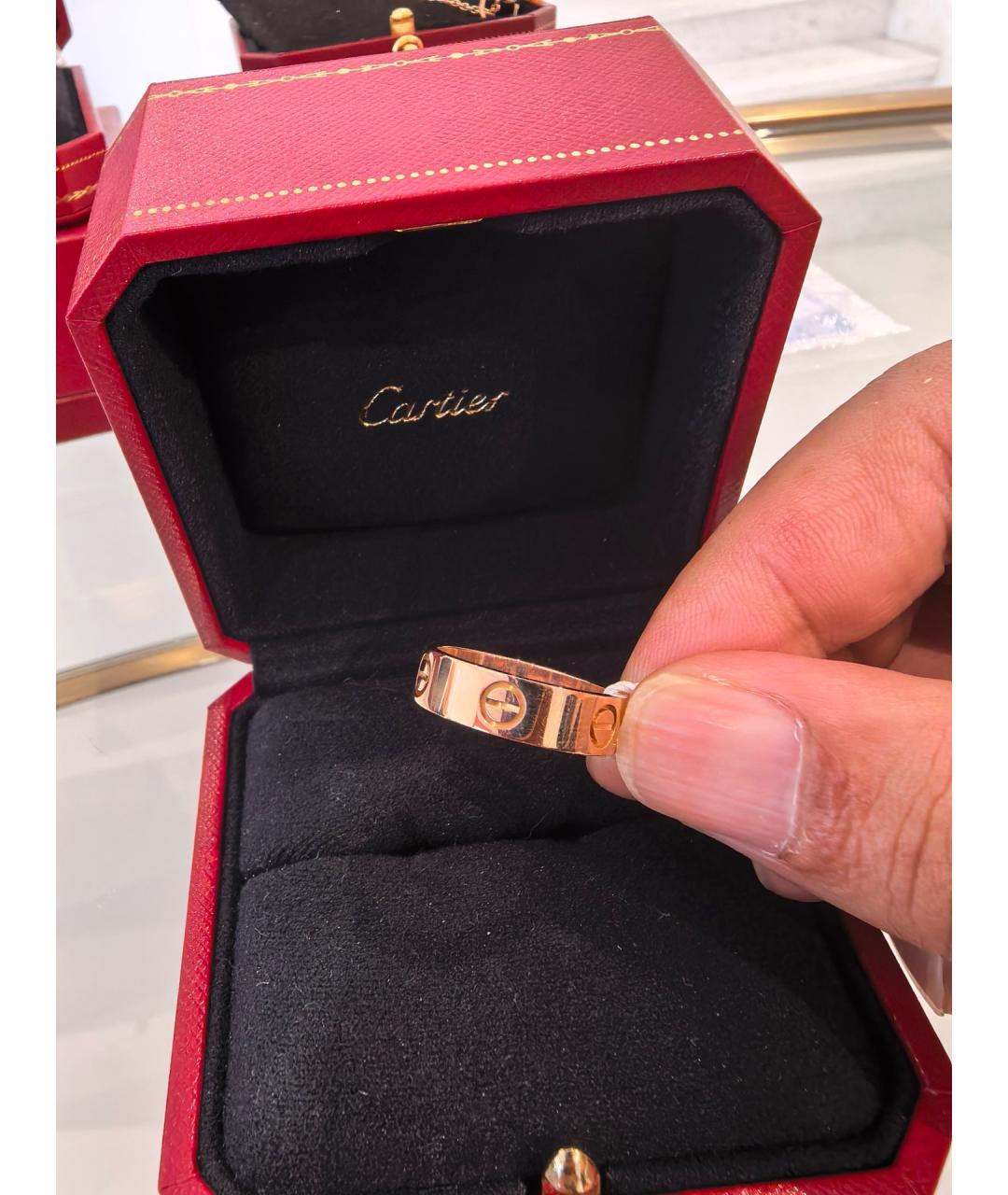 CARTIER Золотое кольцо из розового золота, фото 3