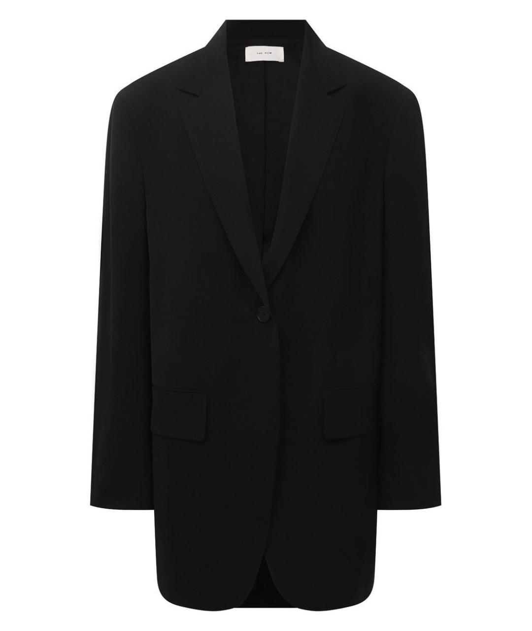 THE ROW Черный шерстяной жакет/пиджак, фото 1