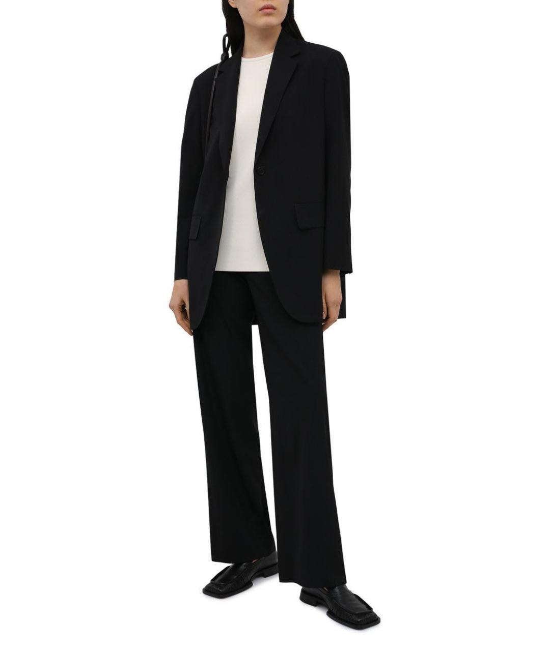 THE ROW Черный шерстяной жакет/пиджак, фото 2