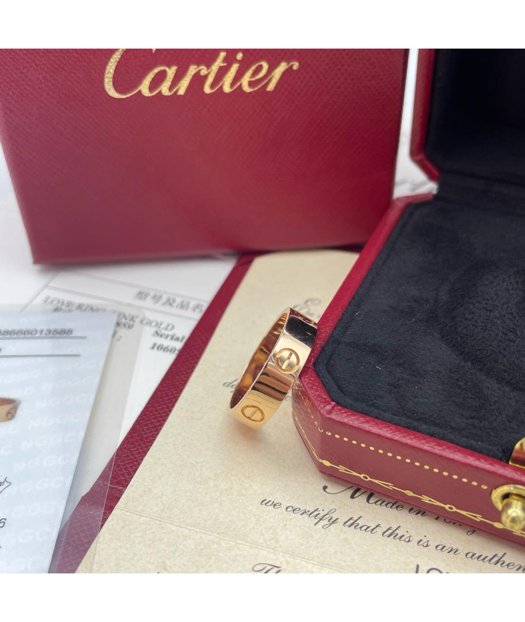 CARTIER Золотое кольцо из розового золота, фото 3